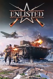 Enlisted cover art depicting World War II soldiers