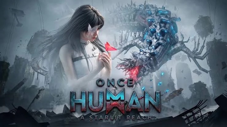 Once Human official Steam header artwork with post-apocalyptic survival theme