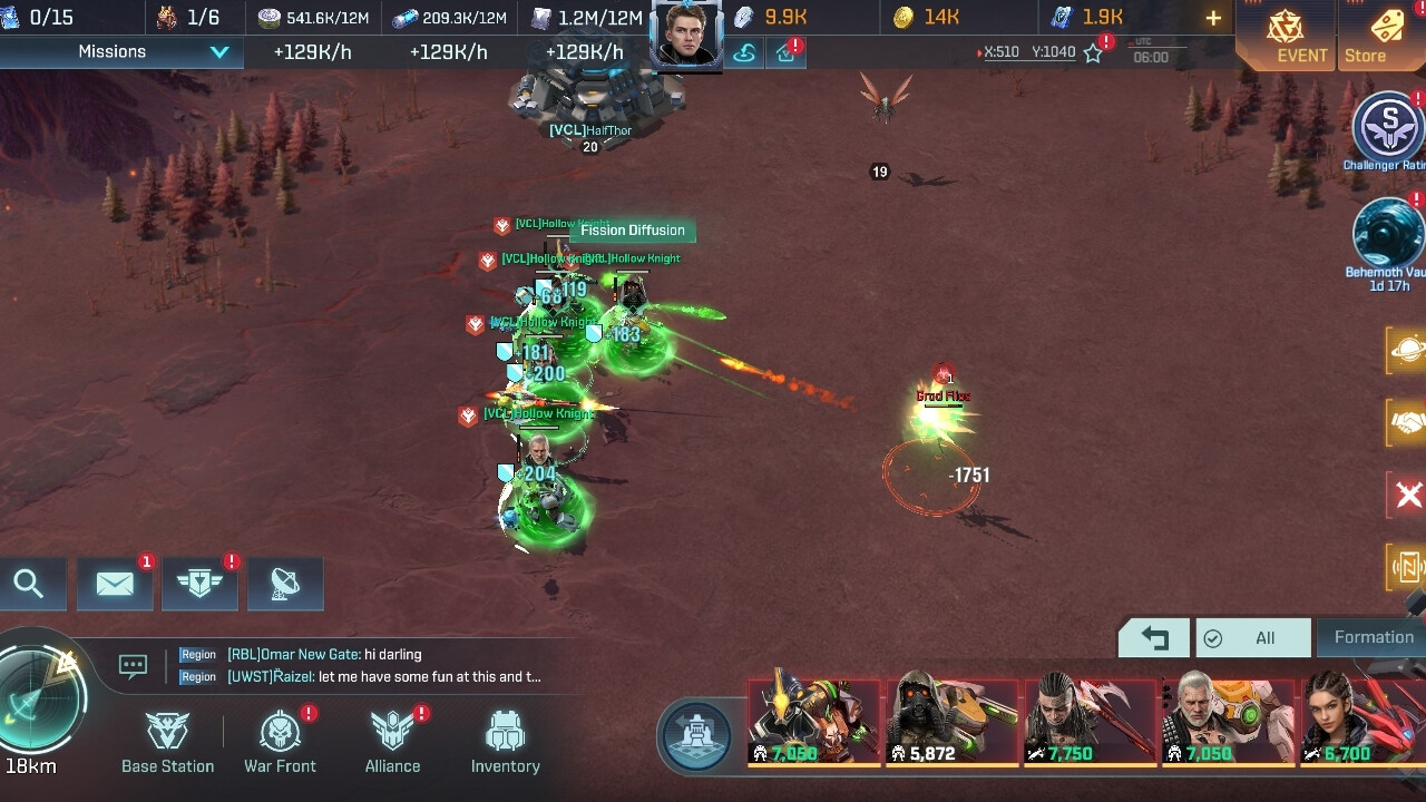 Project Entropy gameplay screenshot showing sci-fi fleet combat
