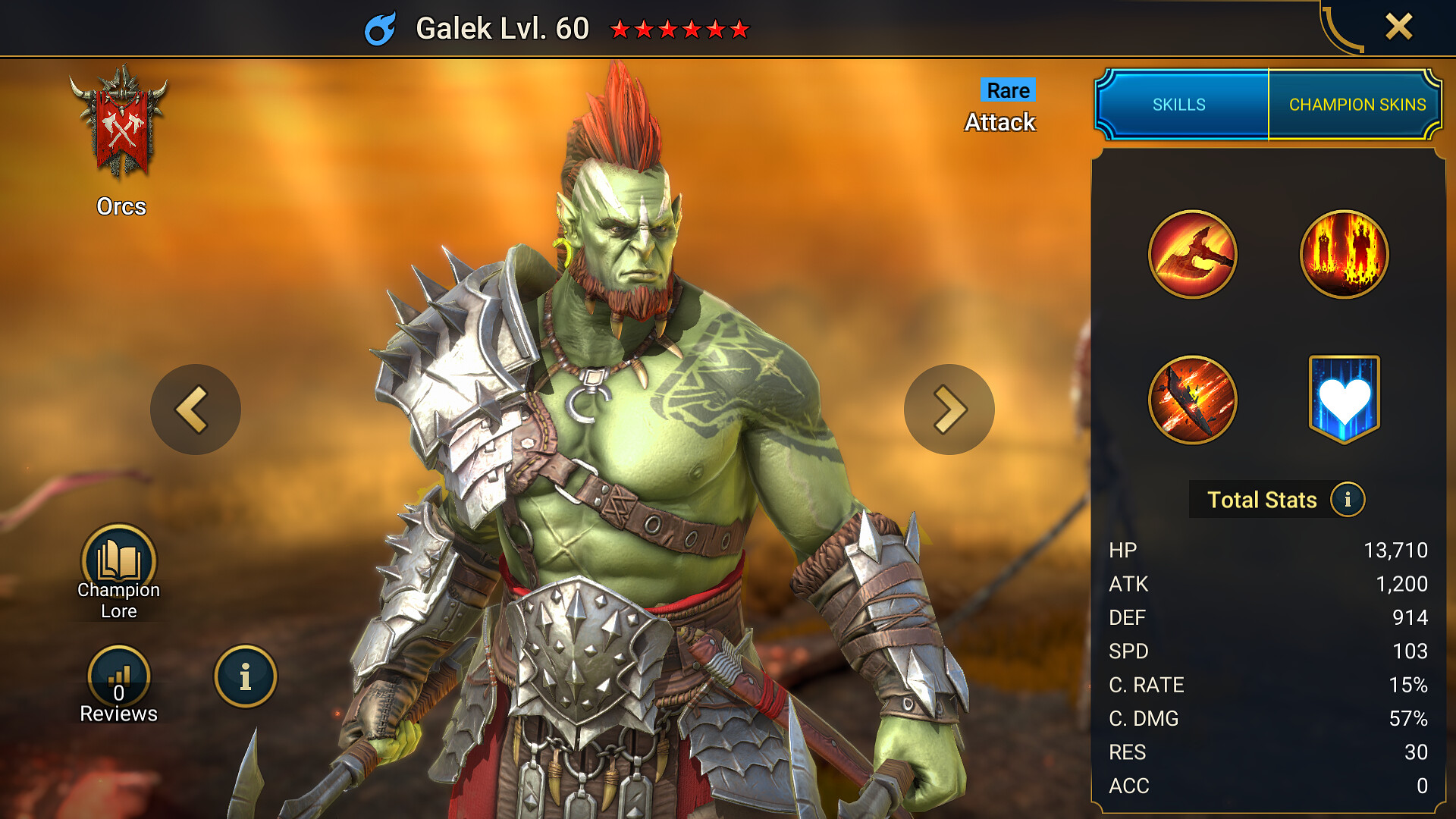 RAID: Shadow Legends gameplay screenshot showing a turn-based combat scene