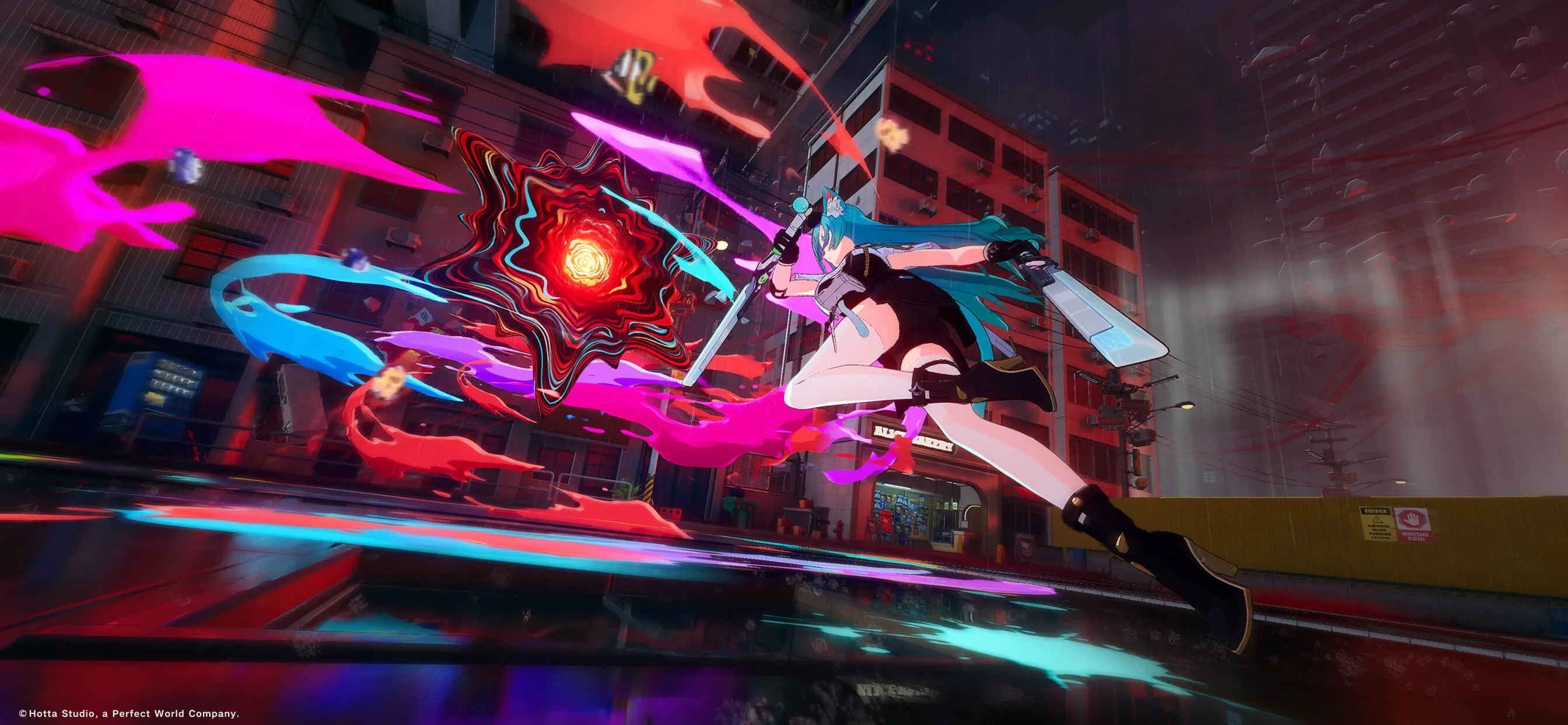 NTE combat in an anomaly stage